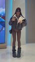 Short jacket "CHOCO WORLD"